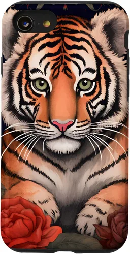 Vista 18 de Red Roses Tiger Cub Case for iPhone 17