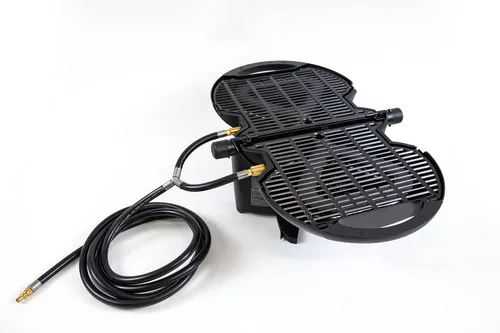 Vista 6 de nomadiQ Parrilla de gas portátil + plancha + manguera de RV