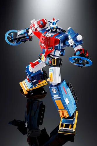 Vista 4 de TAMASHII NATIONS - Flota blindada Dairugger XV - GX-88 VOLTRON2 (Reedición) Figura coleccionable del alma de Chogokin
