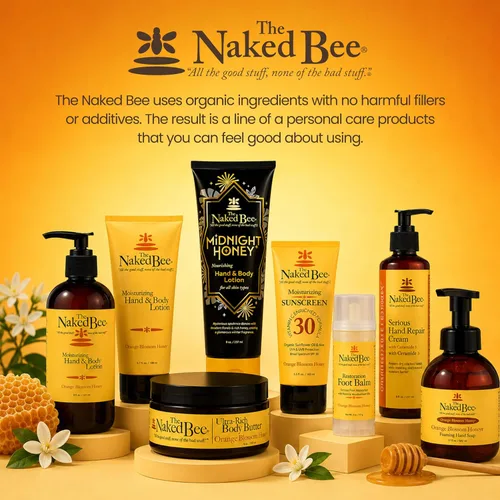 Vista 6 de The Naked Bee Restoration - Bálsamo para pies, 2 onzas, miel de azahar