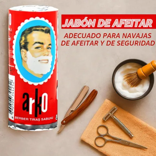 Vista 2 de Arko Jabón en barra de crema de afeitar (2 piezas) de EVYAP
