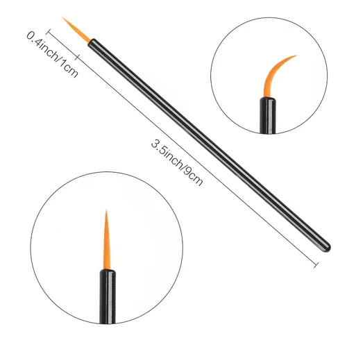 Vista 7 de Akstore 200 cepillos desechables para rímel de ojos, cepillo de pestañas, aplicador, kits de herramientas de brochas de maquillaje