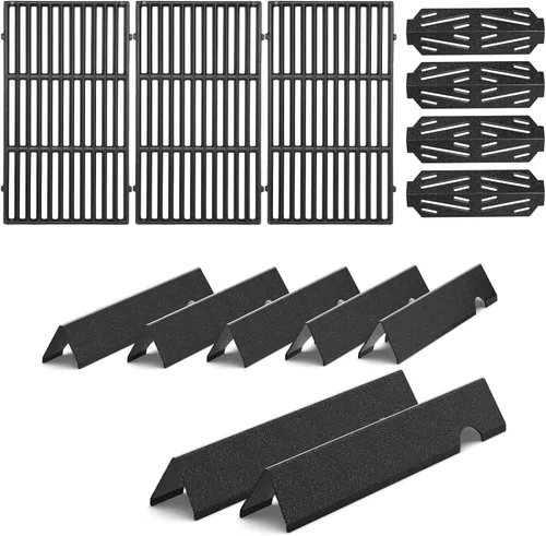 Vista 11 de QuliMetal Piezas de repuesto para parrillas Weber Genesis 300 Series, E310, S310, E320, E330, S330, EP310, EP320, EP330 Series con control frontal