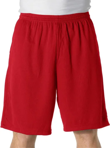 Vista 3 de A4 Pantalón corto con bolsillo para control de la humedad de 9" para hombre Granate