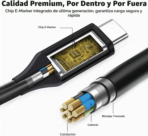 Vista 2 de Cargador adaptador de CA para tablet HP Elite x2 1012 G1 USB-C. por Galaxy Bang USA®