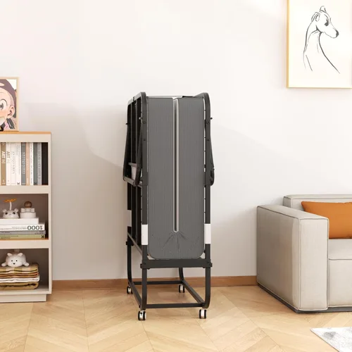 Vista 8 de INTERGREAT Cama plegable con colchón, cama plegable portátil de 75.2 x 31.5 pulgadas para adultos, cama plegable con colchón de 5 pulgadas