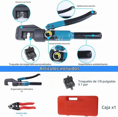 Vista 2 de Muzata Crimpadora hidráulica de la herramienta que prensa de la barandilla