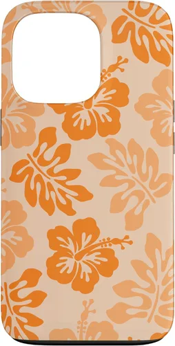 Vista 10 de Orange Hibiscus Y2K Tropical Floral Hawaiian Flowers Pattern Case for iPhone 17