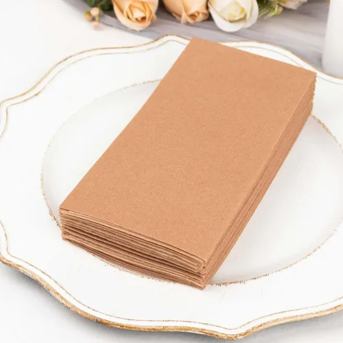 Vista 31 de Efavormart - Paquete de 20 servilletas de papel Airlaid de papel suave con tacto de lino rosa rubor de oro rosa, altamente absorbentes Rosa (Blush)