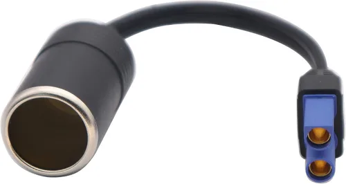 Vista 7 de Enchufe para encendedor de cigarrillos de 12V para arranque de emergencia del coche, cables adaptadores de enchufe EC5 a puerto hembra