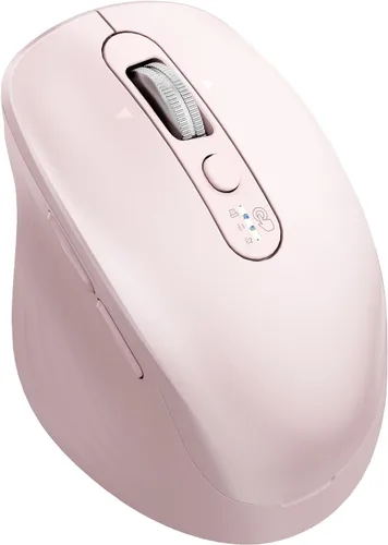 Vista 9 de INFINMIND Ratón Bluetooth inalámbrico, multidispositivo (BT1/BT2 + USB de 2.4 G) para laptop, iPad y Mac, desplazamiento de 4 vías con botones