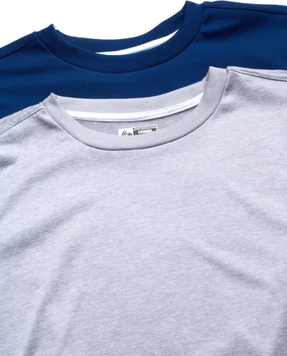 Vista 3 de RBX Conjunto de pantalones deportivos para niños, camiseta de rendimiento de 4 piezas y pantalones deportivos de tricot, ropa deportiva para niños