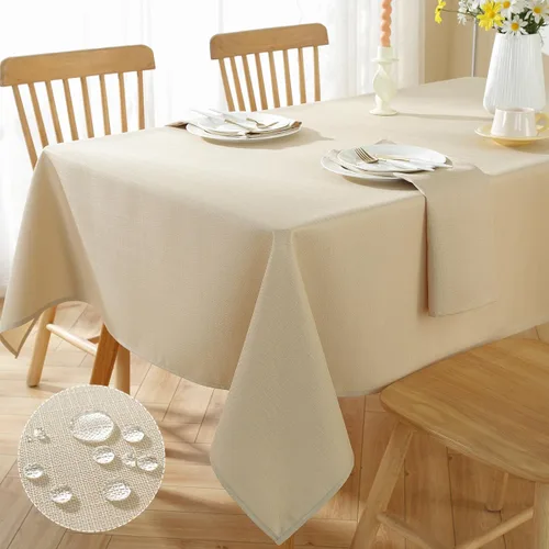 Vista 20 de SASTYBALE Juego de 4 servilletas de lino sintético, sin arrugas, lavables, de tela suave, texturizada, para comedor, cena, fiesta, boda, vacaciones