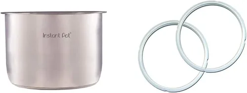 Vista 6 de Olla de 3 cuartos Instant Pot. Acero inoxidable, olla interna, Acero inoxidable