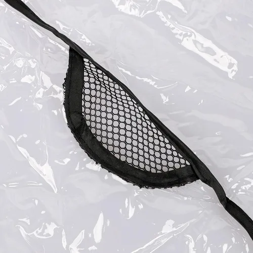 Vista 5 de Twins - Cochecito impermeable universal para cochecito de bebé, protección contra el clima lluvioso, lado a lado, doble carro, protección contra