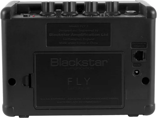 Vista 3 de Blackstar FLY3 amplificador de guitarra, a batería, 3 V, Negro