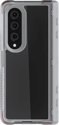 Vista 31 de Ghostek COVERT - Funda rosa para Galaxy Z Flip 4 para mujeres y niñas, protección completa de bisagra y parte trasera transparente, duradera