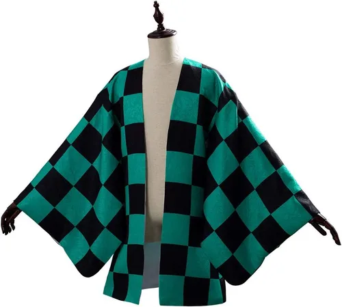 Vista 2 de Adult Kimetsu Pink Robes Cosplay Cardigan Top Jacket