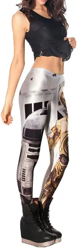 Vista 3 de QZUnique - Leggings elásticos para mujer, suaves, sin pies, longitud al tobillo