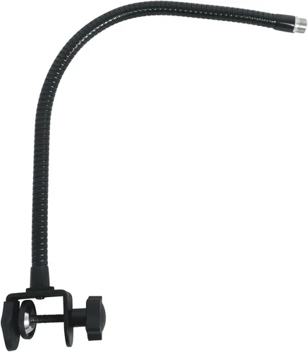 Vista 4 de Rockville GN20 - Soporte de micrófono de cuello de cisne para DJ de 20 pulgadas con abrazadera de mesa Steel Clamp Fits Surfaces up to 1.5