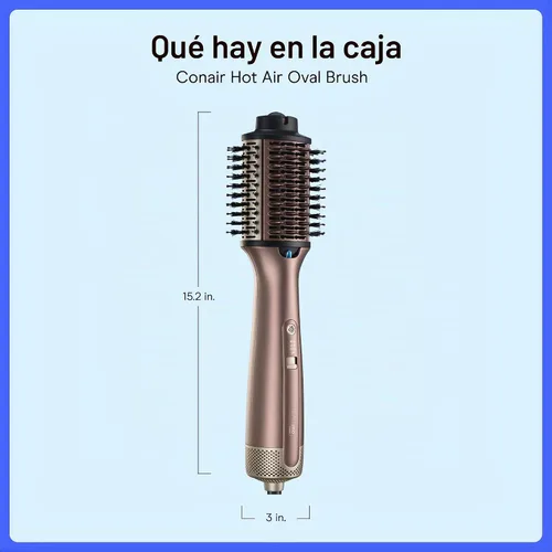 Vista 7 de Conair Cepillo secador de pelo, diseño de un solo paso, control