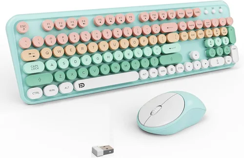 Vista 10 de Mini teclado Bluetooth plegable, teclado portátil compacto inalámbrico recargable con 67 teclas delgadas y silenciosas, bonito teclado de viaje