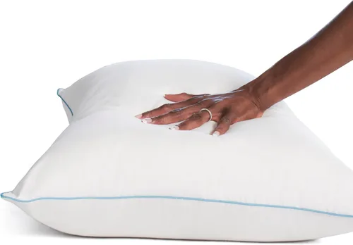 Vista 4 de Sealy Slumber - Almohada de equilibrio de temperatura de algodón estándar/Queen (2 unidades)