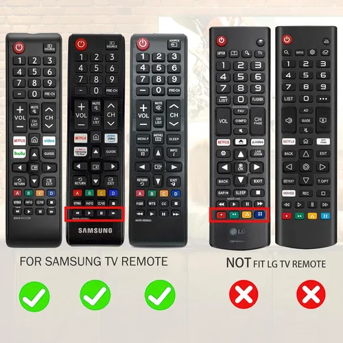 Vista 2 de Funda para control remoto Samsung TV, funda para control remoto Samsung para Smart TV, funda de silicona de repuesto universal con cordón que brilla