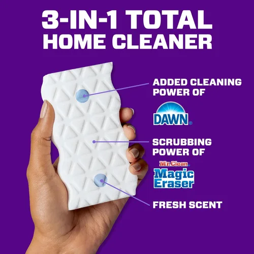 Vista 4 de Paquete de Dawn Platinum Powerwash - Spray para platos, jabón para platos, paquete de aroma fresco, 1 spray (16 onzas) + 3 repuestos