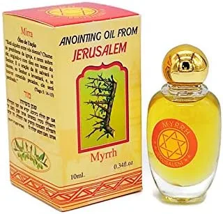 Aceite Unción Mirra Jerusalén Santo y Tierra Ml Oz Israel Regalo Holyland Bendición Mirra