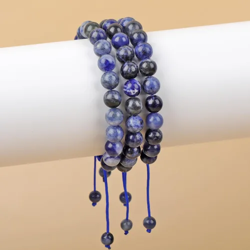 Vista 71 de AD Beads Pulseras de piedras preciosas unisex de 0.315 pulgadas (0.315 in), macramé curativo ajustable de 7 a 9 pulgadas Usa esta pulsera