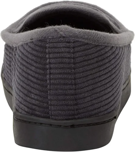Vista 2 de KingSize - Pantuflas anchas de corduroy de algodón para hombre