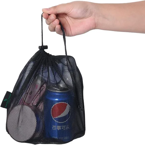 Vista 5 de iBasingo 510pcs bolsa de malla de nylon bolsa de cosas saco de golf olla al aire libre BVP01, XL-5 piezas, Cordón