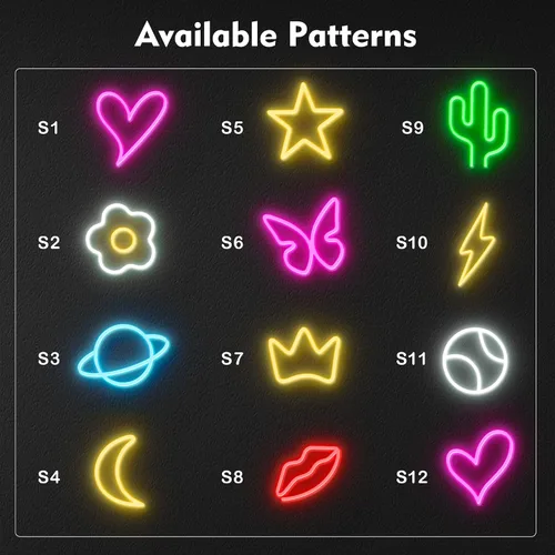 Vista 5 de Letreros de neón personalizados, letreros de luces de neón, letreros de neón personalizados para decoración de pared, dormitorio, boda, fiesta