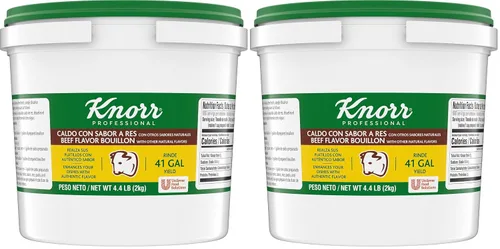 Vista 8 de Knorr Professional Caldo de Res, caldo de carne con base granulada de sabor a carne, caldo como base, marinada, potenciador de sabor, conveniente