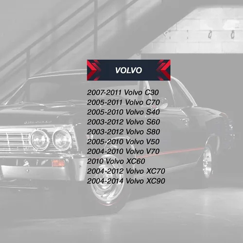 Vista 5 de Compatible con Volvo S60 S80 V70 XC70 XC90 Funda Protectora de Silicona para Llavero Remoto