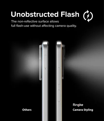 Vista 5 de Ringke Estilo de cámara compatible con Redmi Note 11S, protector de borde de lente de cámara trasera, marco de aluminio resistente, cubierta