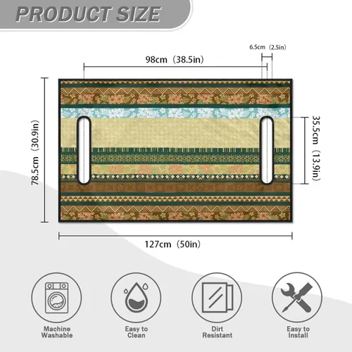 Vista 5 de Flashideas Aztec Features - Fundas de asiento de carrito de golf, protección de asiento para todas las estaciones, universal, para club car