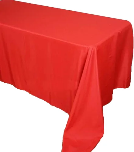 Vista 6 de BalsaCircle Mantel rectangular de poliéster negro de 90 x 156 pulgadas para bodas, fiestas, eventos, cocina, comedor