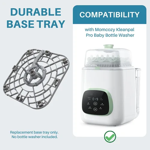 Vista 2 de Bandeja inferior de repuesto para lavadora de botellas Momcozy sin BPA, bandeja base de lavado de biberones, fácil de instalar, compatible