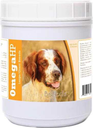 Vista 46 de Healthy Breeds Affenpinscher Omega HP - Masticables suaves para piel y pelaje, 60