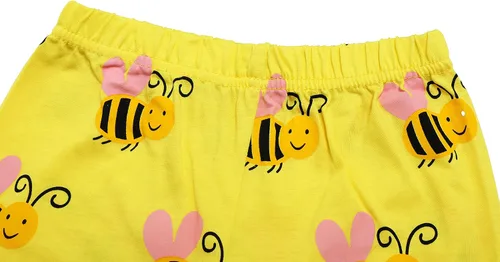 Vista 5 de Qtake - Pijama para niñas (100% algodón, talla 12M-12Años)