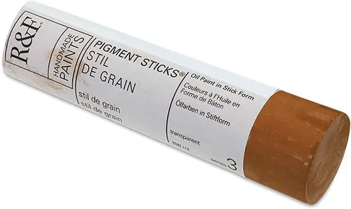 Vista 130 de R&F Handmade Paints - Pigmento profesional al óleo en barra, naranja lizarina, 6.4 fl oz