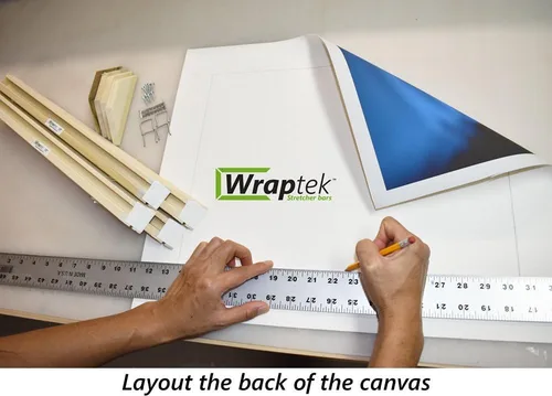Vista 2 de Wraptek Kit de barra de ensanchador de lona (8x8)