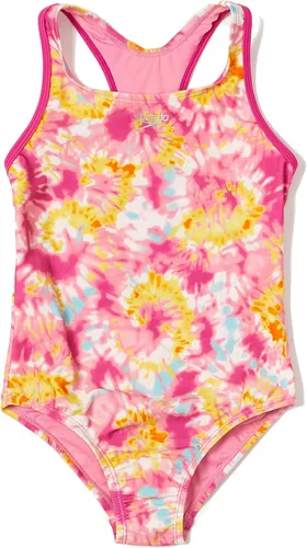 Vista 22 de Speedo Traje de baño de una pieza para niñas con espalda cruzada cerrada Plano 2023