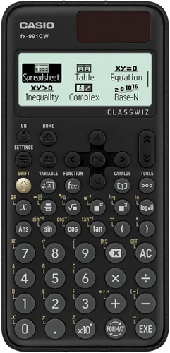 Vista 2 de Casio fx-991CW – Calculadora científica avanzada con pantalla de alta resolución de 4 tonos Visualización de libro de texto natural Más de 540