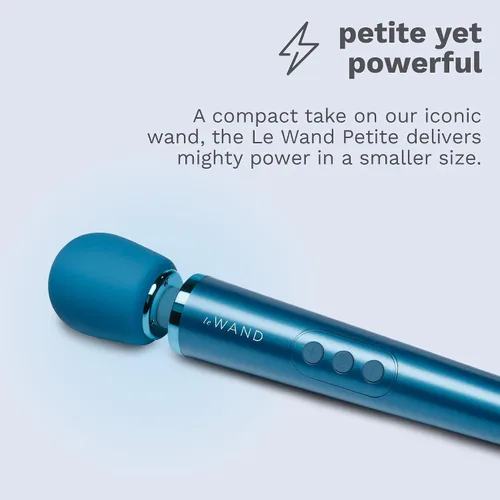 Vista 3 de Le Wand - Masajeador personal pequeño para mujeres y hombres - Masajeador de varita vibratoria con 10 velocidades ruidosas y 6 patrones de vibración