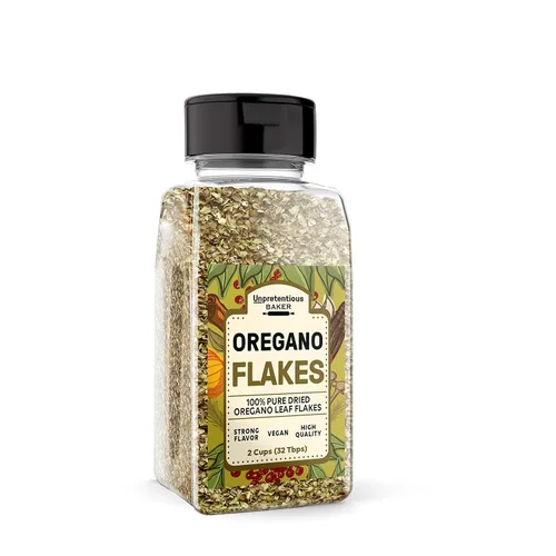 Vista 6 de Unpretentious Copos de perejil, albahaca molida y hojuelas de hoja de orégano, varios tamaños, sabores salados, cocina