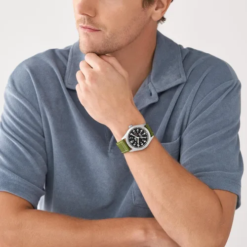 Vista 4 de Fossil Men's Defender Solar-Powered Stainless Steel Watch