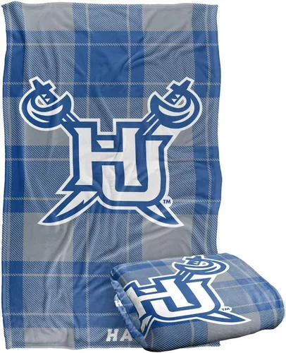 Vista 290 de LOGOVISION St John's University Campus Plaid Spirit Silky Touch Manta súper suave 36 x 58 pulgadas